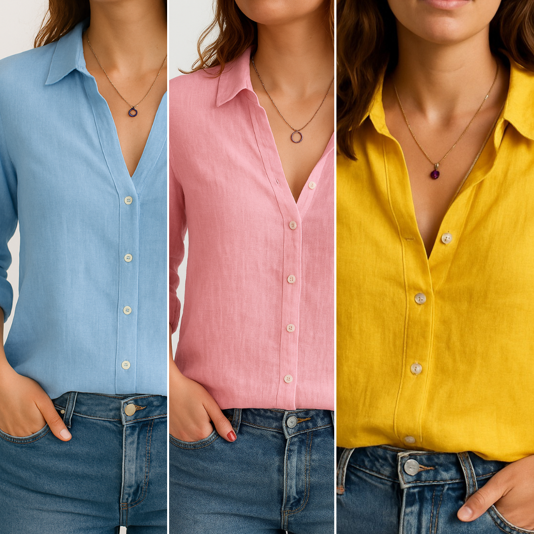 Compre 2 Leve 3 Blusa de Linho AMIE