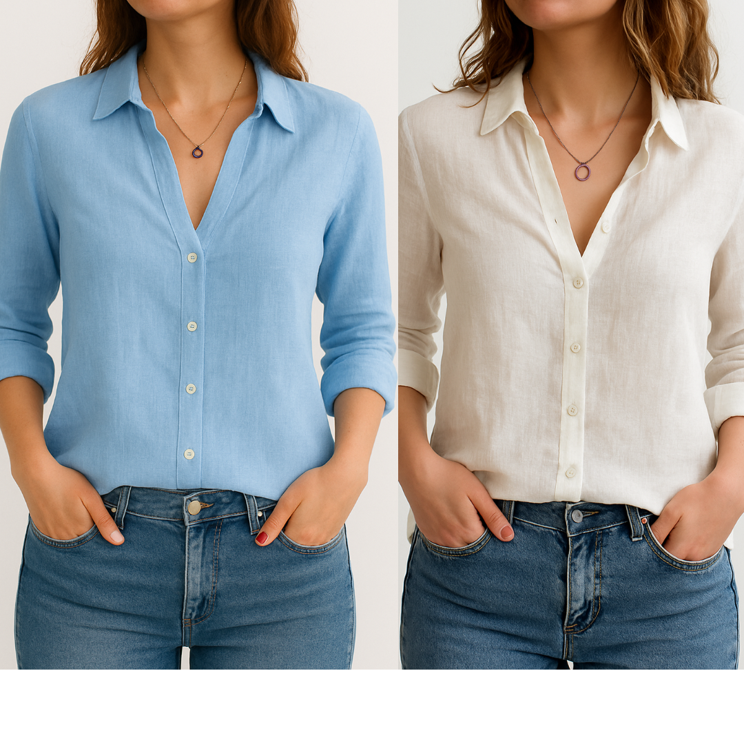 Compre 1 Leve 2 Blusa de Linho AMIE
