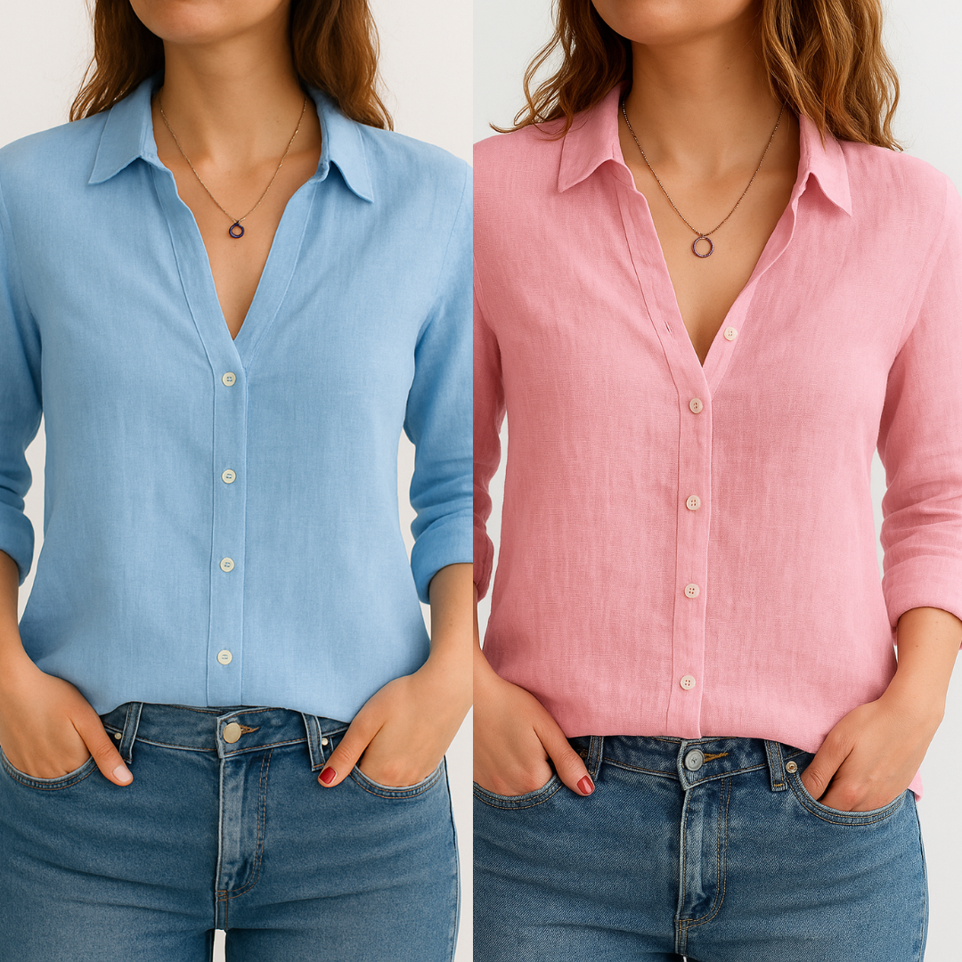 Compre 1 Leve 2 Blusa de Linho AMIE