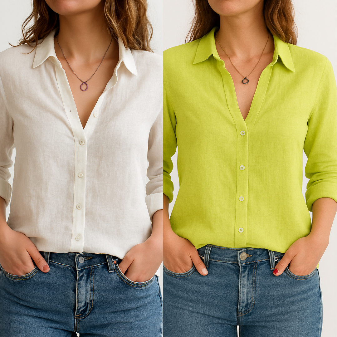 Compre 1 Leve 2 Blusa de Linho AMIE