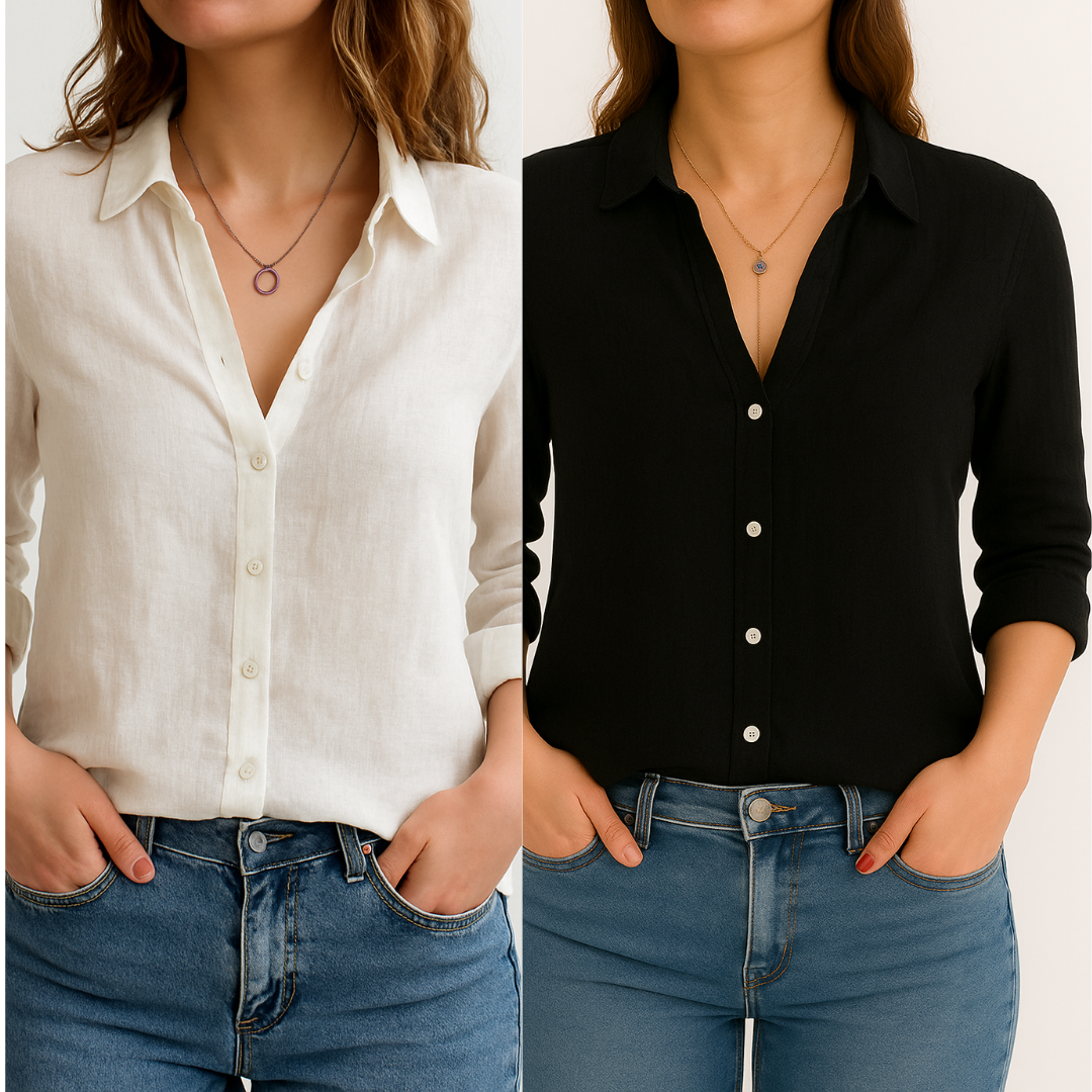 Compre 1 Leve 2 Blusa de Linho AMIE