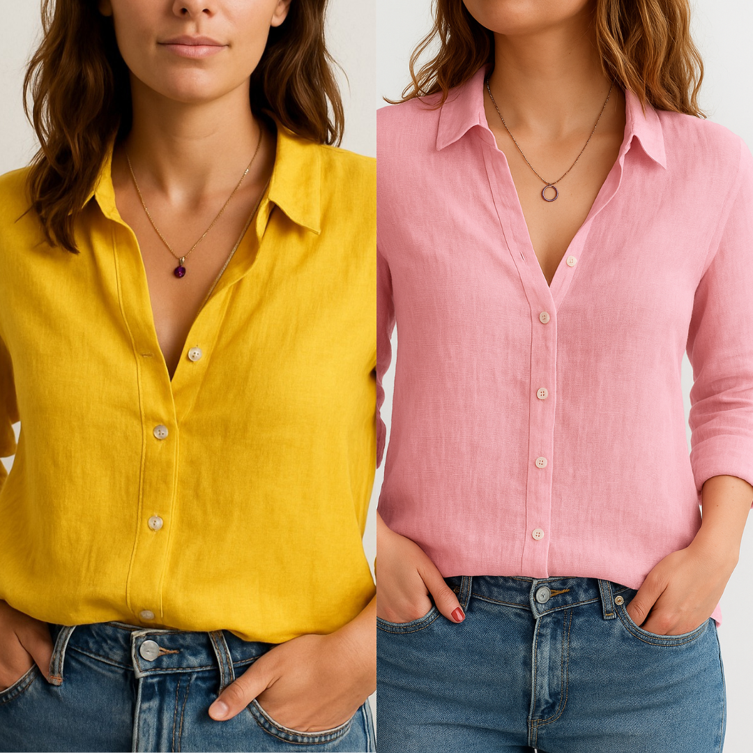 Compre 1 Leve 2 Blusa de Linho AMIE